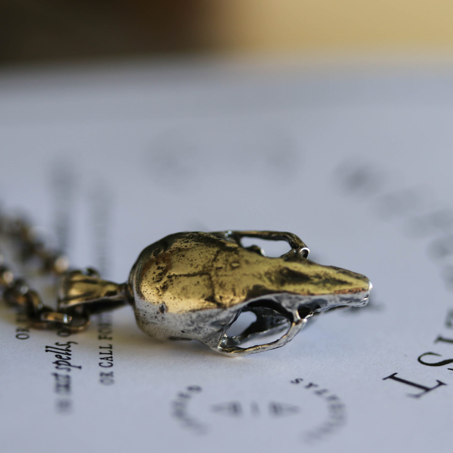 Mouse Skull Pendant